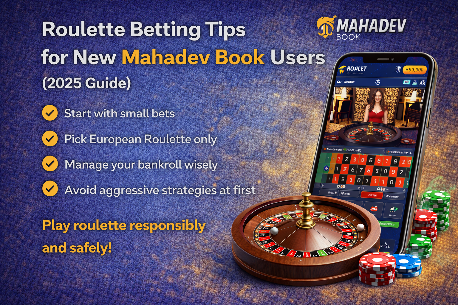 Read more about the article Roulette Betting Tips for New Mahadev Book Users