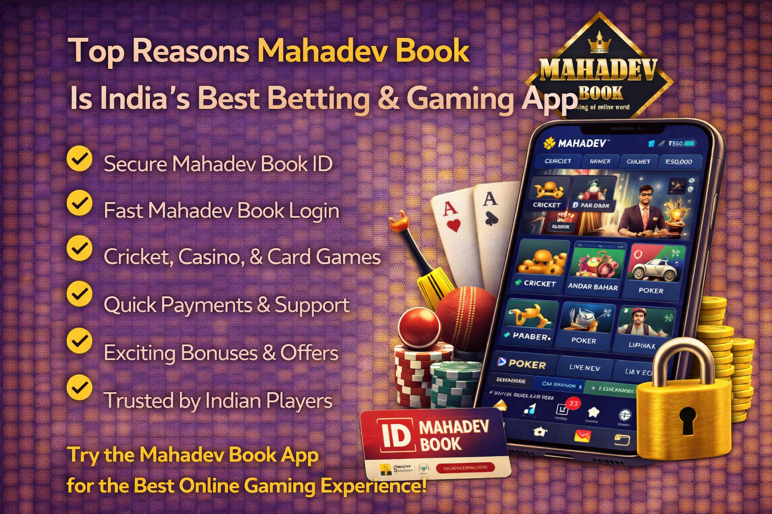 Read more about the article Top Reasons Mahadev Book Is India’s Best Betting & Gaming App