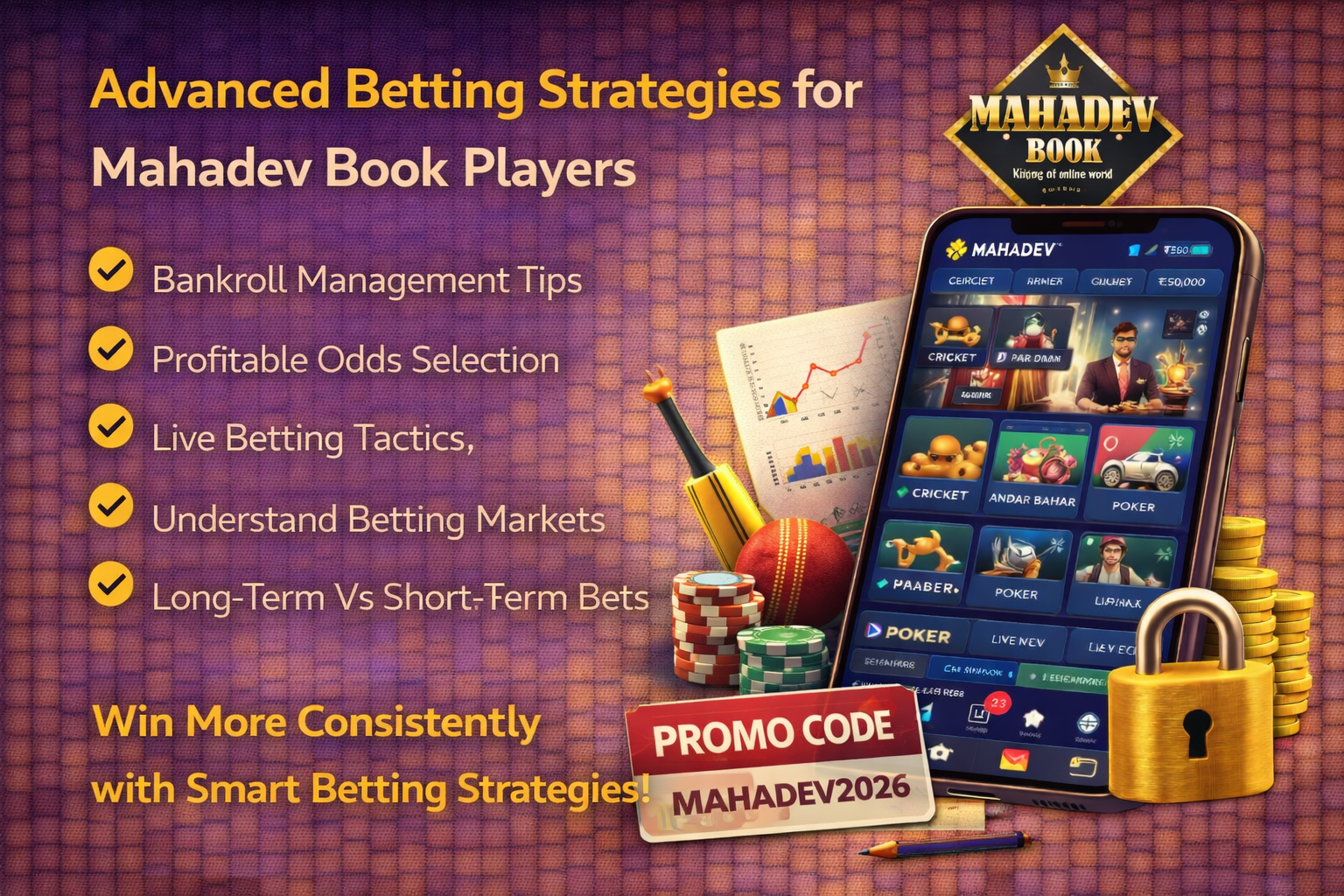 Read more about the article Advanced Betting Strategies for Mahadev Book Players
