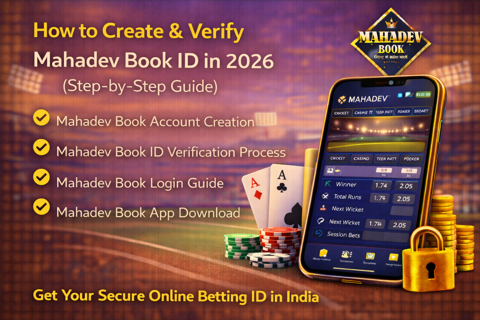 Read more about the article How to Create & Verify Mahadev Book ID in 2026